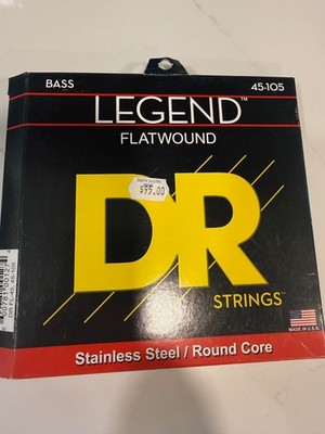 DR Strings Flatwound Legend Bass Strings standard scale