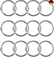Metallringe Buchringe Binder Ringe f&uuml;r Karteikarten Fotoalbum Loseblatt, 2 cm,