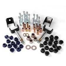 Club Car DS Deluxe Golf Cart Front and Rear End Repair Bushing Kits, Club Black