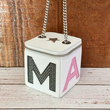 Marc Jacobs Women's Leather Dice Cube Crossbody Bag - Cotton