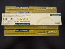6 PACK Merial UlcerGard Omeprazole Paste for Horses see photos EXP 07/2026 New 