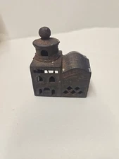 1910s CAST IRON ONE STORY DOMED MOSQUE FORM FIGURAL STILL BANK By A C WILLIAMS