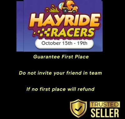 HayRide Racer Guarantee first place Mono_Go