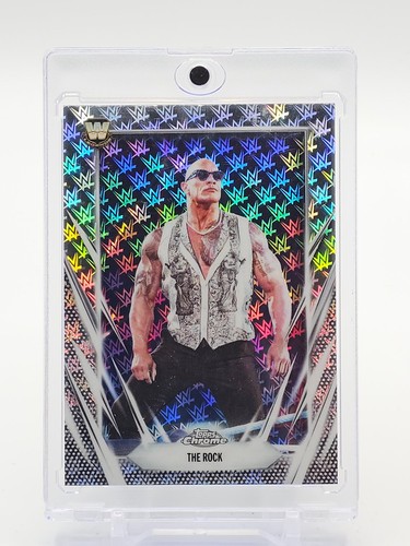 THE ROCK 2026 TOPPS CHROME WWE WRESTLING LOGOFRACTOR #1 Q5722
