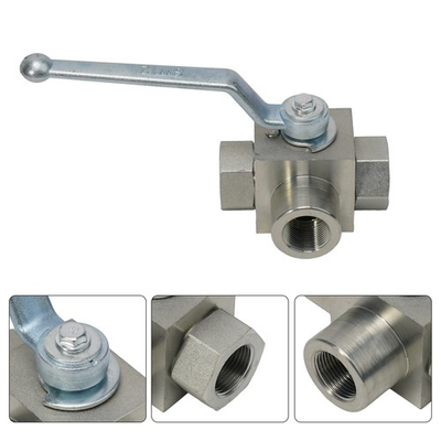 #ad Practical Brand New Petroleum Ball Valve High Pressure Tee Manual 500 Bar AU $44.94