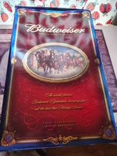 Budweiser Millennium Limited Edition Bottle Complete Set with 4 Pilsner Glasses
