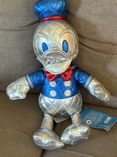 DISNEY Store Plush DONALD DUCK 85th ANNIVERSARY SPECIAL EDITION METALLIC NWT