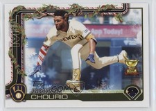 2025 Topps Holiday Variation SP Jackson Chourio #H182 0t4u