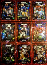 2024 Prizm Draft Picks Parallel Red Cracked Ice - You Pick!