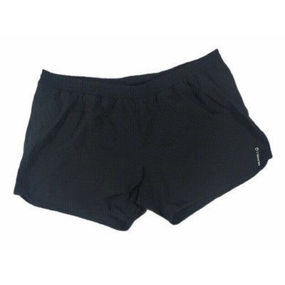 Merrell Shorts XXL Womens Solid Black High Rise Velocity NWT Elastic Athletic Bo