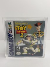 Toy Story 2 (Nintendo Game Boy Color, 1999) SEALED CIB W/ ACRYLIC CASE