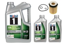 7 Quart Motor Oil Change Kit Mobil 1 ESP X2 Full Synthetic 0W-20 for Mercedes 51.03 per gallon