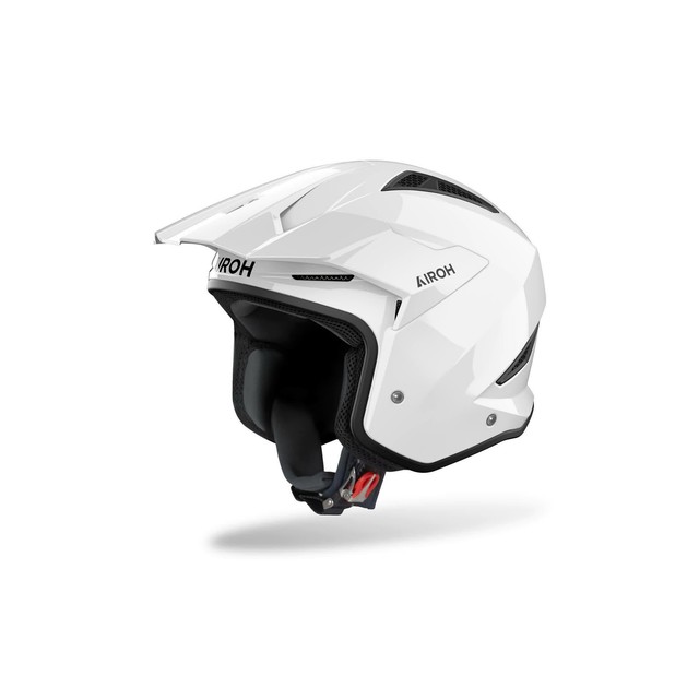 Casque Jet Trial AIROH TRR II Blanc Brillant