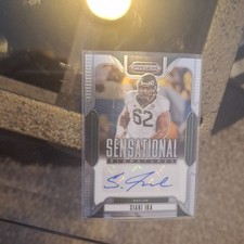 2025 Panini Prizm Draft Picks Siaki Ika #SS-SKI Autograph Baylor Bears