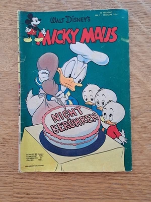 Micky Maus Heft - Nummer 2 - 1954 - Original - 75 Pfennig - Bild 1 von 4