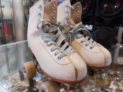 GOLDCROSS GXC RETRO ROLLER SKATES WHITE SIZE 4