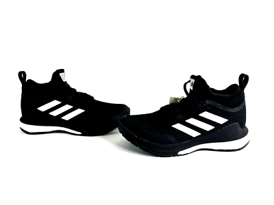シューズ Adidas Crazyflight Mid 26,5cm adidas Women's Crazyflight Mid Sneaker, Black/White/Carbon, 9