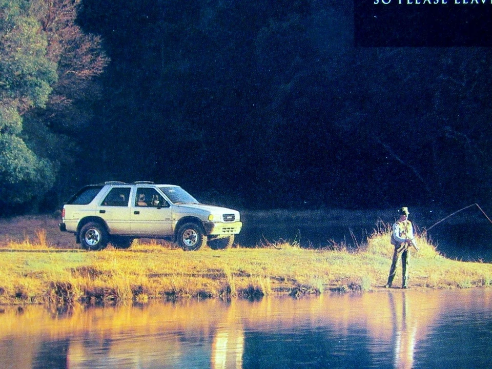 1993 Isuzu Rodeo Hello You Have Reached The Office Original Print Ad 8.5 x 11" - Image 2 of 4
