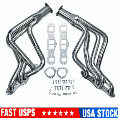 NEW Long Tube Manifold Header For Olds Cutlass Delta 65-74 350 400 455 V8
