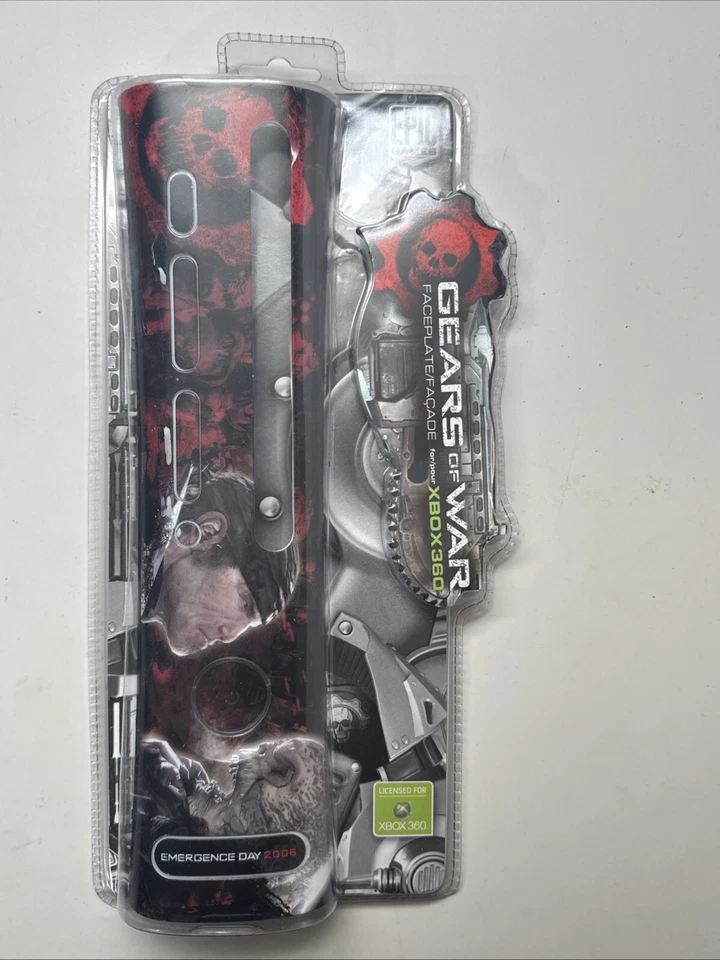 Gears of War Xbox 360 Madcatz Console Skinz Faceplate Novo - Imagem 2 de 4