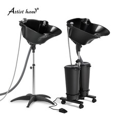 Portable Barber Shampoo Bowl Wash Basin Hair Treatment Salon Beauty w/Drain Hose