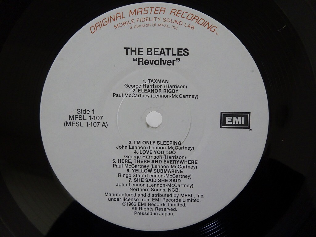 The Beatles Revolver Mobile Fidelity Sound Lab MFSL 1-107 US