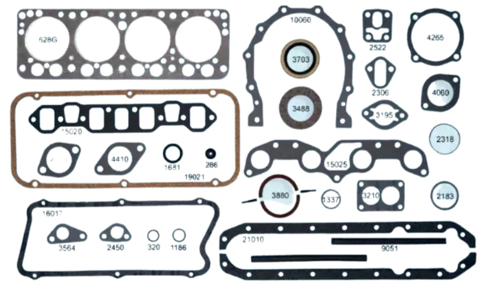 Juego de juntas de culata de motor delantero de 8 cilindros para Dodge Royal Coronet Hemi 1953-1954 Foto 2 de 3