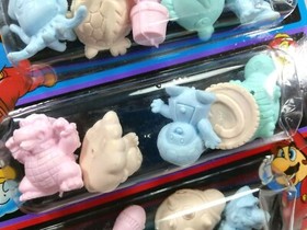 Vintage Super Mario Bros. Colored Figures Japan Nintendo Famicom Peach