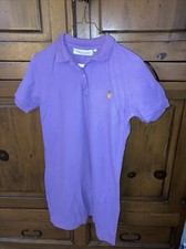 Womens PORT SOUTHERN Polo Shirt Dress-SMALL-Purple-Classic-Comfortable-Cute-VGUC