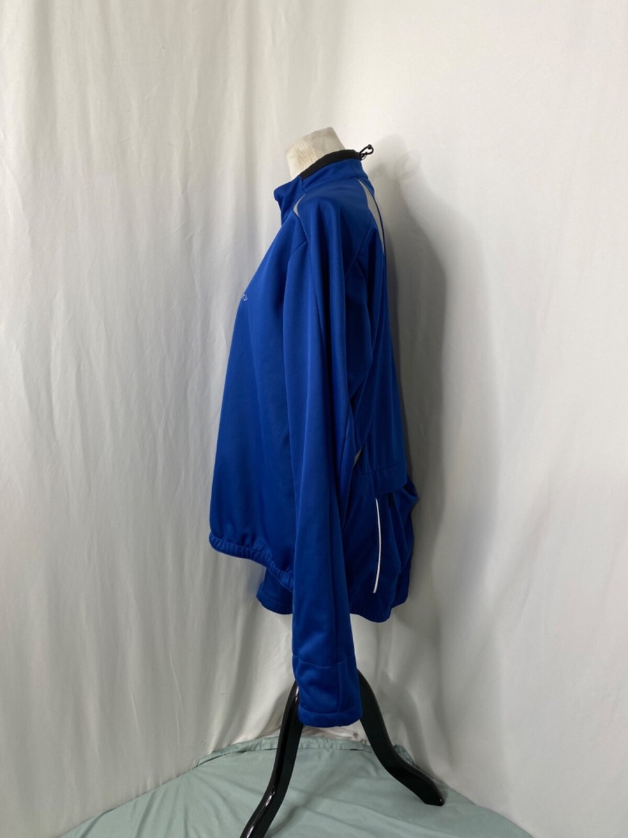 Men's XXL Cycling Jacket Craft Blue Long Sleeve Full Zip Back