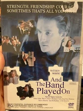 And The Band Played On NEW/sealed region 4 DVD (1993 Matthew Modine drama movie)