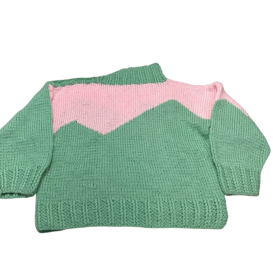 Vtg Michel Bachoz Colette Nivelle Paris Sweater Handmade Disney Mickey Mouse - Image 3 of 4