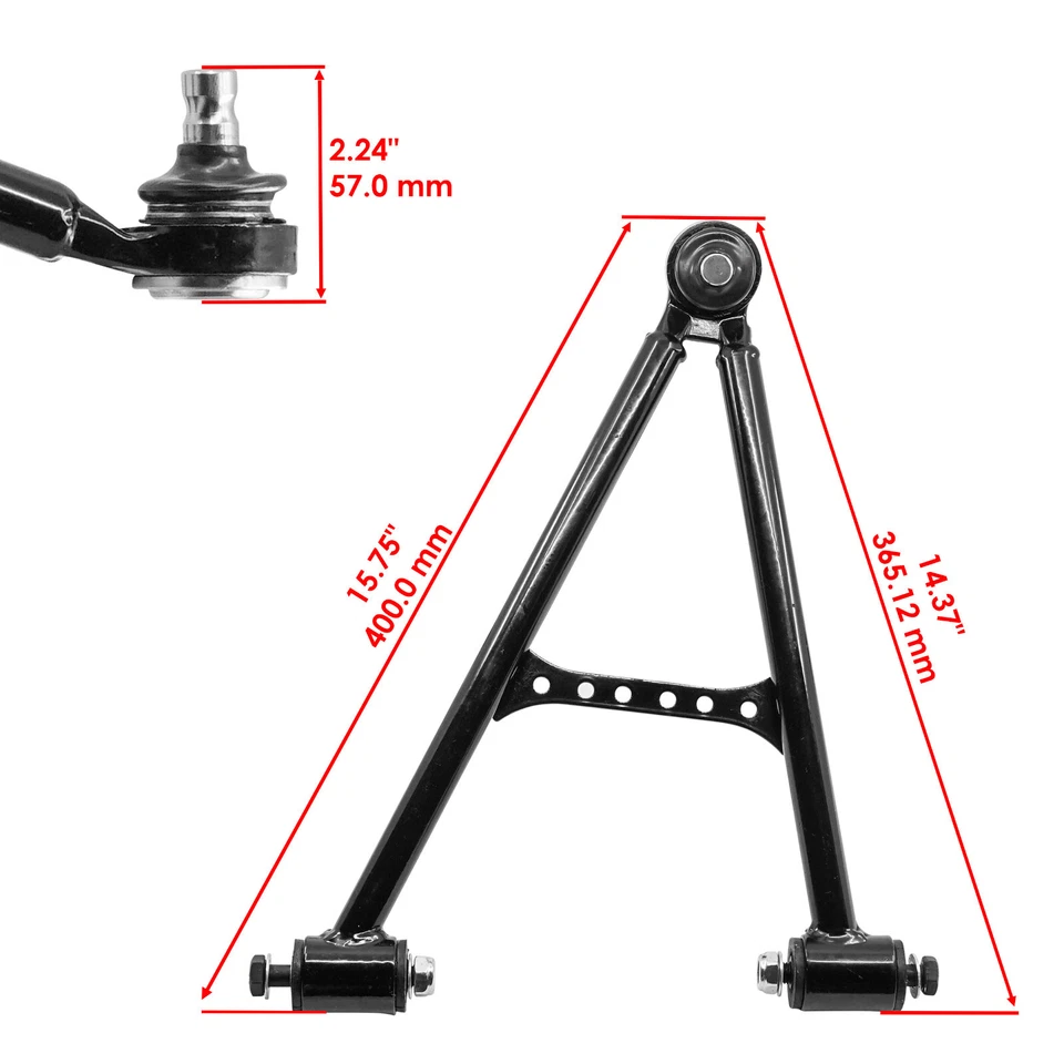 Brazos A delanteros inferiores derechos e izquierdos para Yamaha Grizzly 660 YFM660F 4X4 2003-2008 Foto 2 de 4