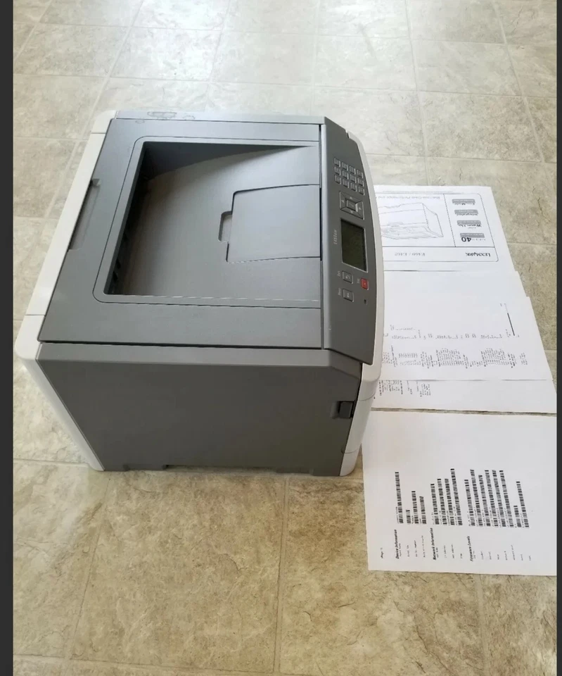 Lexmark E460dw Workgroup Laser Printer FULLY FUNCTIONAL VERY CLEAN SEE PICTURES! - Image 4 of 4