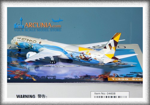 Phoenix 1:400 Etihad Airways Boeing 787-10 Dreamliner - Warner Bros World A6-BMA - Foto 4 di 6