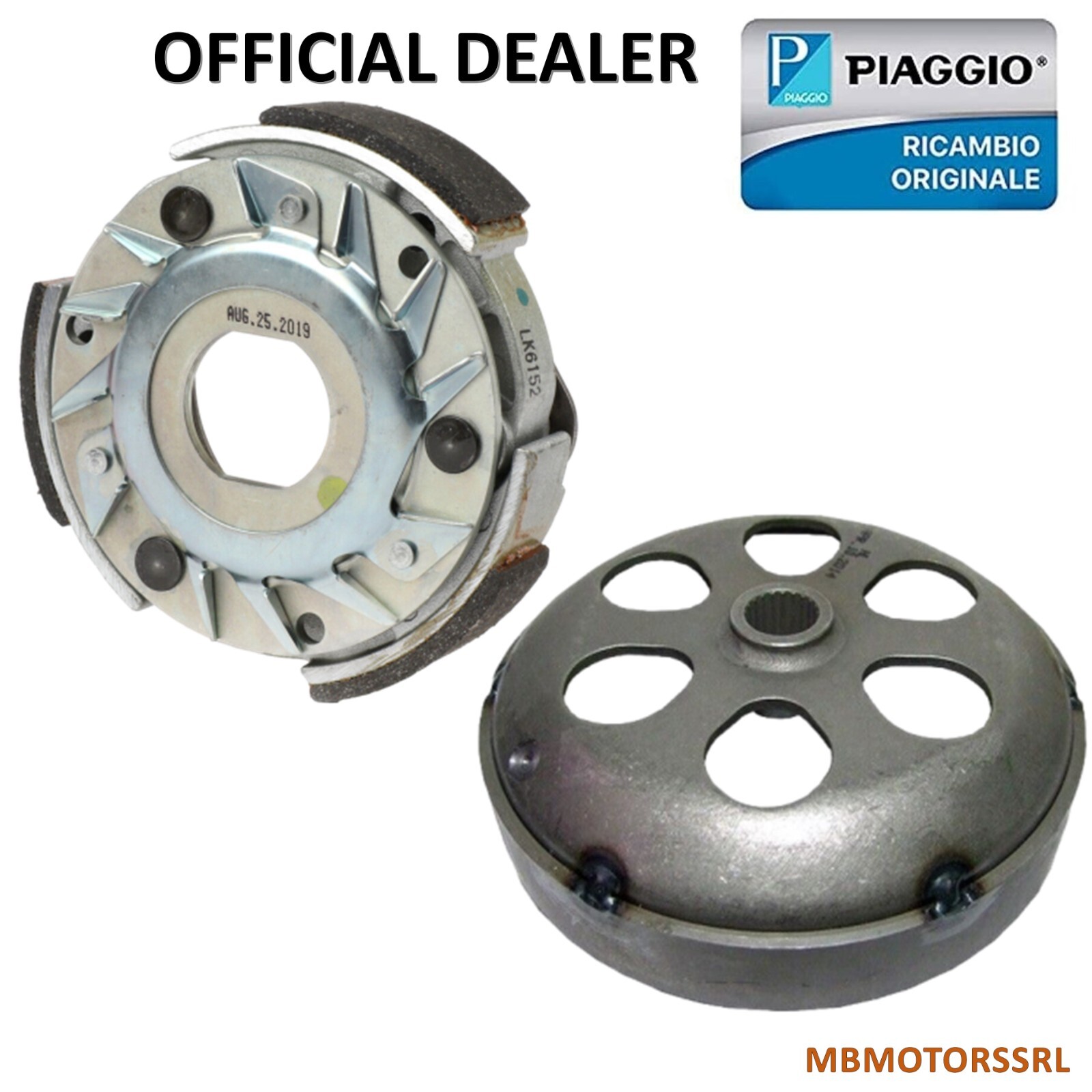 Clutch Kit Piaggio Beverly 250 Tourer 2007 2008 2009 + Original Bell