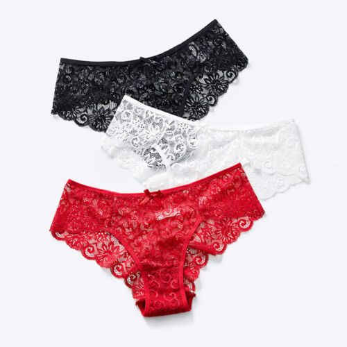 Women Sexy Lace Panties Knickers Lingerie Underwear G-string Briefs Knickers New - Picture 9 of 19