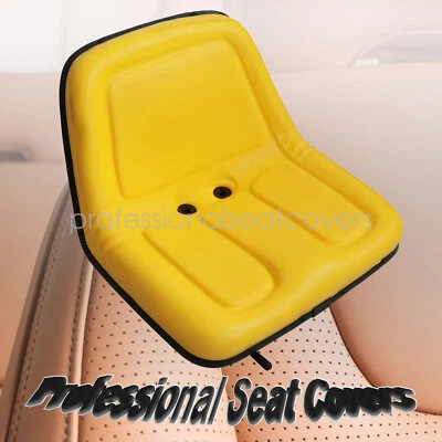 SOILLAR For John Deere 170 322 330 332 400 420 430 Lawn Mower Garden Tractor Seat Yellow