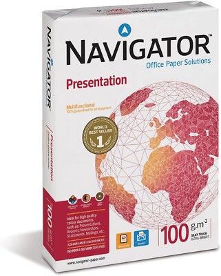 1 Stapel / 500 Blatt Büro Druckpapier weiß A4 100GSM Drucker Fotokopierer