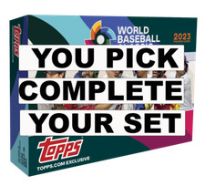 2023 Topps WORLD BASEBALL CLASSIC - FOIL SINGLES You Pick Complete Your Set WBC