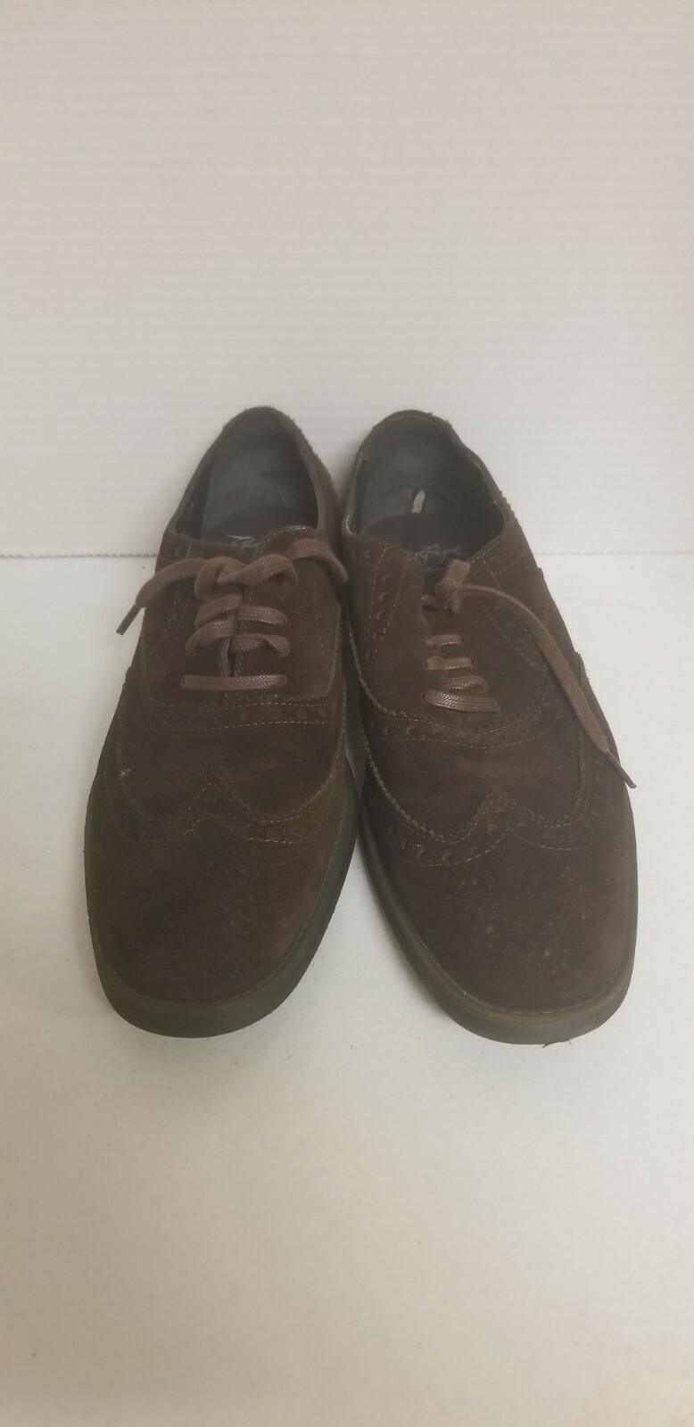 SAOLA Scarpe stringate Alan Payne in camoscio marrone 73261. Condizioni U