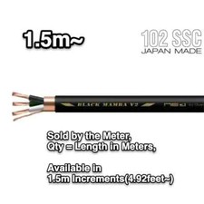 Oyaide BLACK MAMBA V2 Power Cable - 1.5m (5 f...