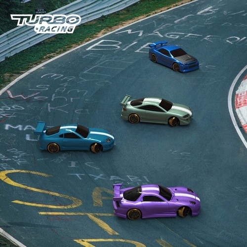 TURBO RACING C61 C62 C63 1/76 Full Scale Mini Remote Control Drift RC Car Gyro - Picture 2 of 16