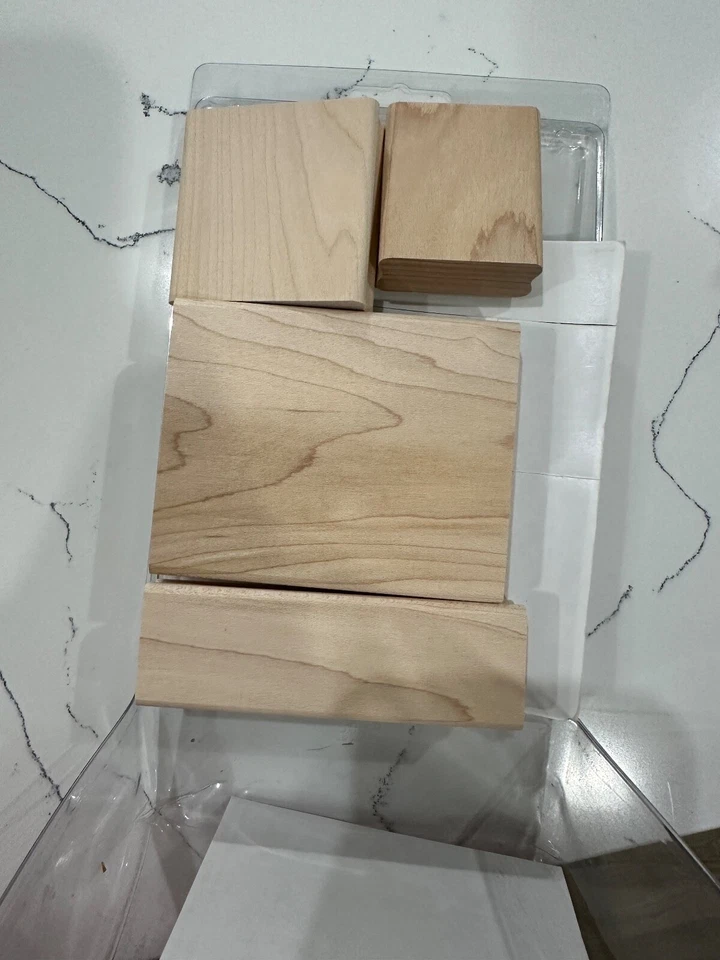 Stampin Up! Juego de 4 estampillas de goma de Raggedy Angel de 1997 para álbumes de recortes manualidades tarjetas Foto 2 de 3