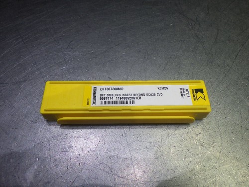 Kennametal Carbide Inserts QTY5 DFT06T308MD KCU25 (LOC1269A)