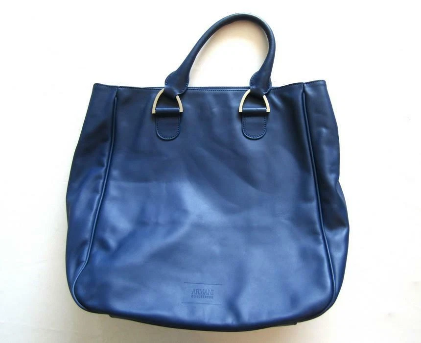 Borsa blu best sale armani