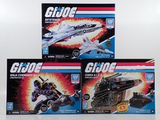 (LOT of 3) GI Joe Construction Set SKYSTRIKER...