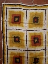 Foulard femme carré scarf silk vintage 70