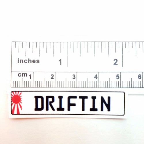 RC 1/10 License Plate Scale Sticker Decal Drift Car Onroad Body Licence Number - Picture 42 of 240