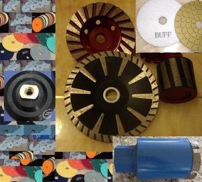 Sinkwork Kit Cut Polish Granite Undermount Sink core bit drum cup convex blade